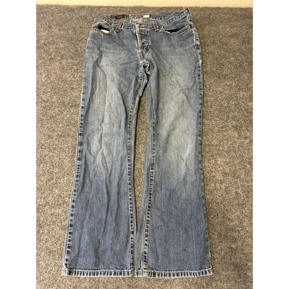Abercrombie & Fitch Jeans Womens Size 4S Blue Cotton Straight Leg Denim 1892